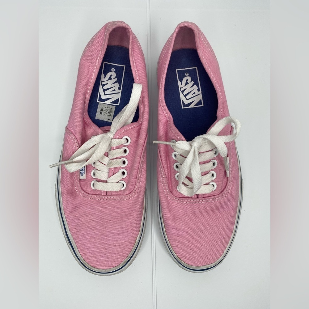 Vans NWOT or Box Women's Pink Canvas Sneaker Size 8